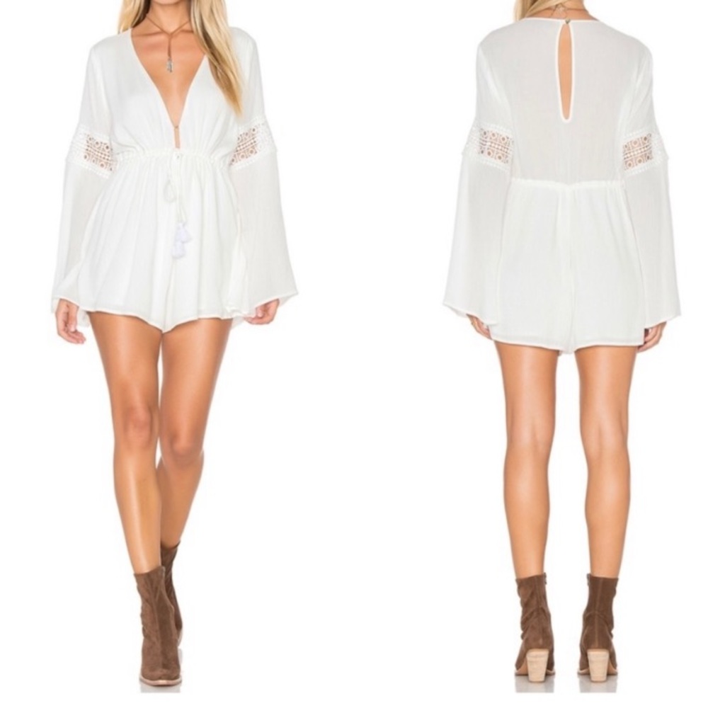 SHOW ME YOUR MUMU Sparrow Long-Sleeve Romper